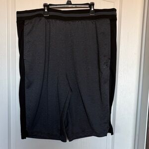 AND1 Charcoal and Black Athletic Shorts- 2 XL